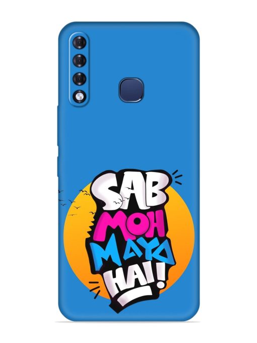 Sab Moh Moya Embossed Soft Silicone Case for Infinix Smart 3 Plus Zapvi