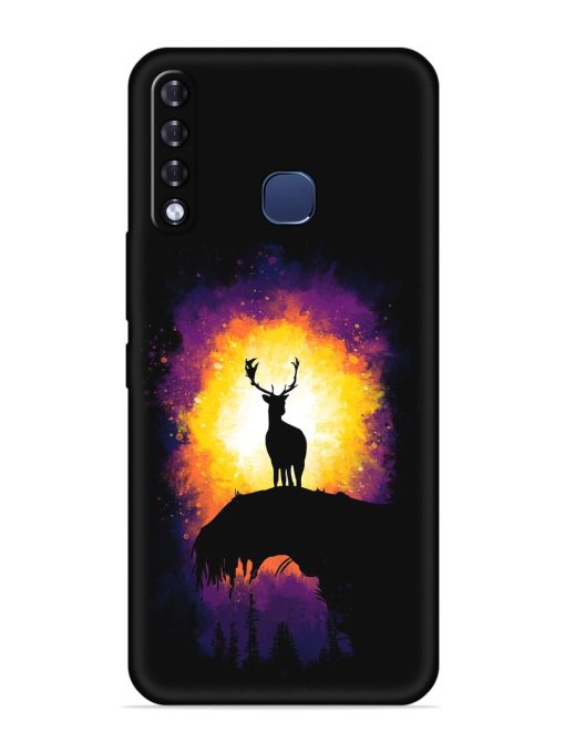 Elk Animal Art Embossed Soft Silicone Case for Infinix Smart 3 Plus Zapvi