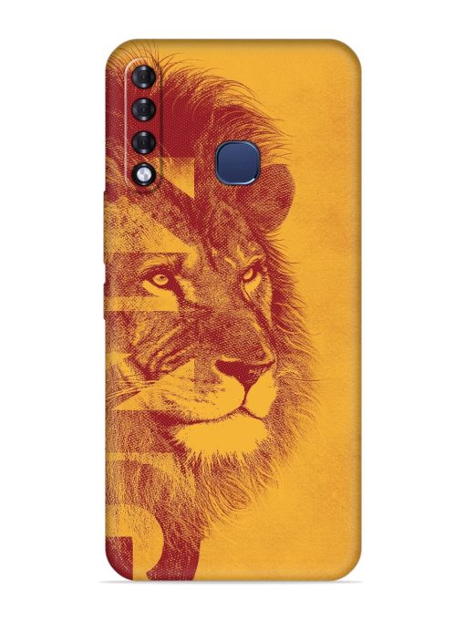 Gold Lion Crown Art Embossed Soft Silicone Case for Infinix Smart 3 Plus Zapvi