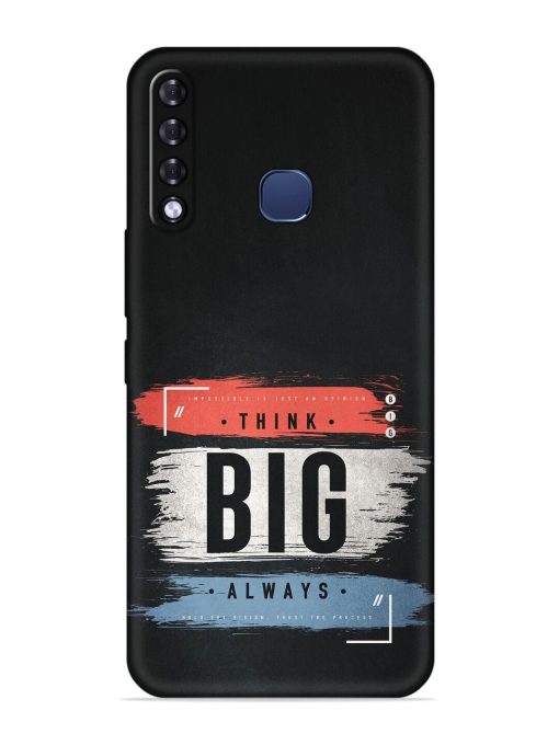 Think Big Always Embossed Soft Silicone Case for Infinix Smart 3 Plus Zapvi