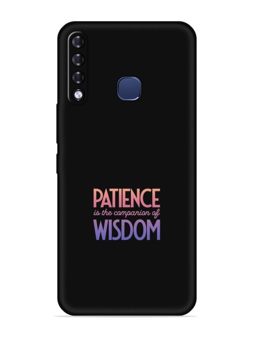 Patience Is The Embossed Soft Silicone Case for Infinix Smart 3 Plus Zapvi