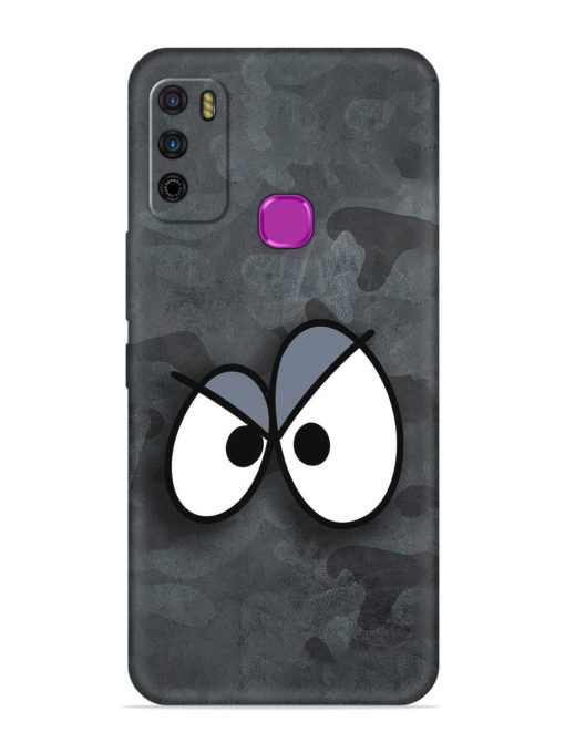 Big Eyes Night Mode Embossed Soft Silicone Case for Infinix Smart 4 Zapvi