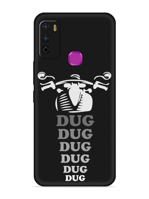 Dug Dug Dug Embossed Soft Silicone Case for Infinix Smart 4 Zapvi