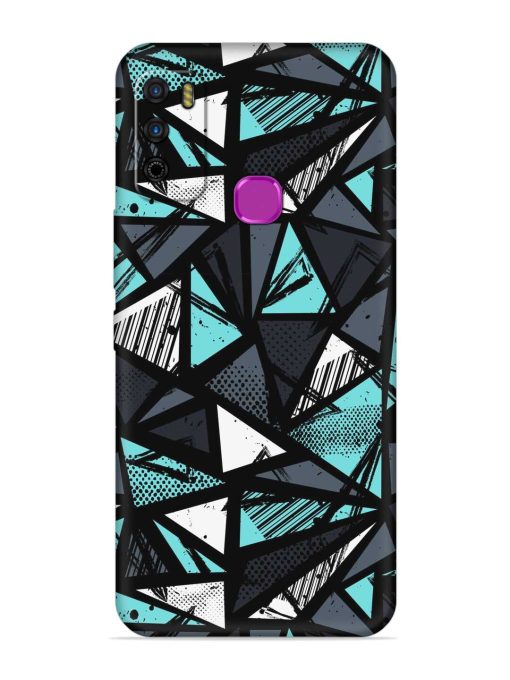 Abstract Seamless Embossed Soft Silicone Case for Infinix Smart 4 Zapvi