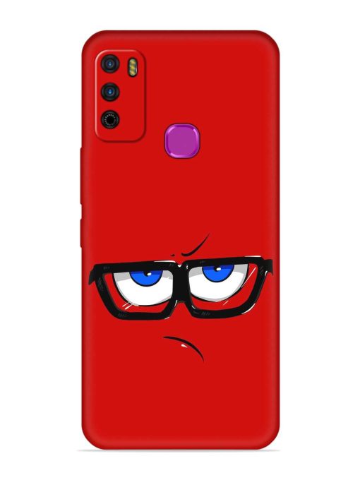 Rad Angry Face Embossed Soft Silicone Case for Infinix Smart 4 Zapvi