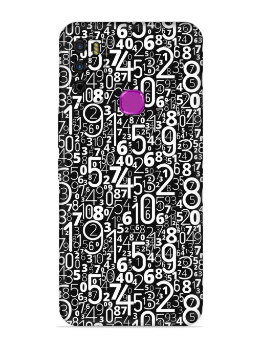 Many Numbers Different Embossed Soft Silicone Case for Infinix Smart 4 Zapvi