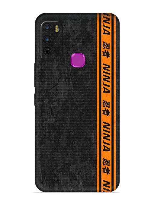 Ninja Srtips Embossed Soft Silicone Case for Infinix Smart 4 Zapvi