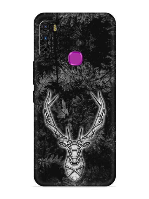 Ancient Deer Embossed Soft Silicone Case for Infinix Smart 4 Zapvi