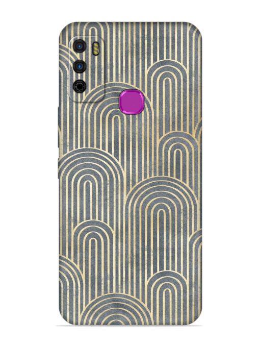 Art Deco Style Embossed Soft Silicone Case for Infinix Smart 4 Zapvi