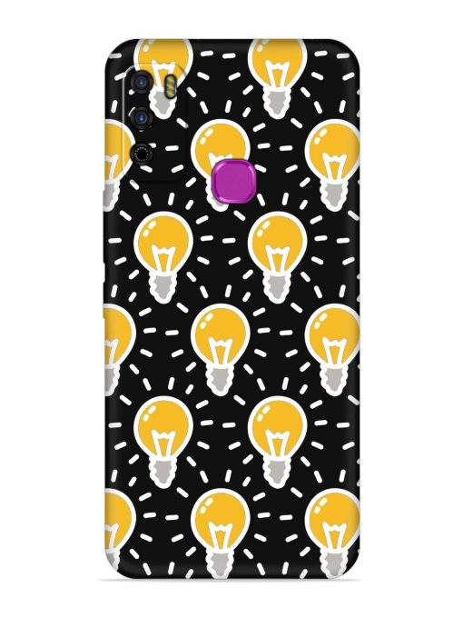 Light Bulb Seamless Embossed Soft Silicone Case for Infinix Smart 4 Zapvi