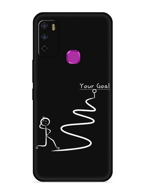 Your Goal Embossed Soft Silicone Case for Infinix Smart 4