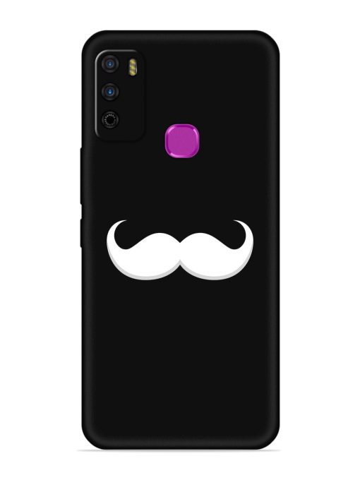 Mustache Vector Embossed Soft Silicone Case for Infinix Smart 4 Zapvi