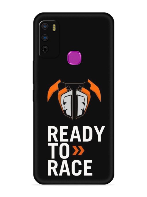 Ready To Race Embossed Soft Silicone Case for Infinix Smart 4 Zapvi