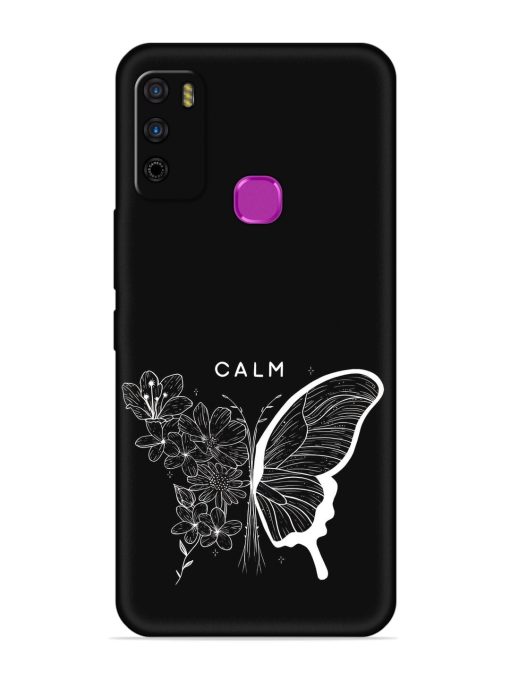 Calm Embossed Soft Silicone Case for Infinix Smart 4 Zapvi