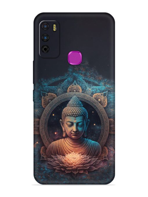 Gautam Buddha Embossed Soft Silicone Case for Infinix Smart 4 Zapvi