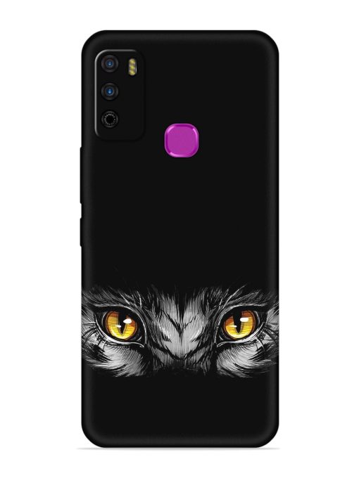 Scary Eye Embossed Soft Silicone Case for Infinix Smart 4 Zapvi