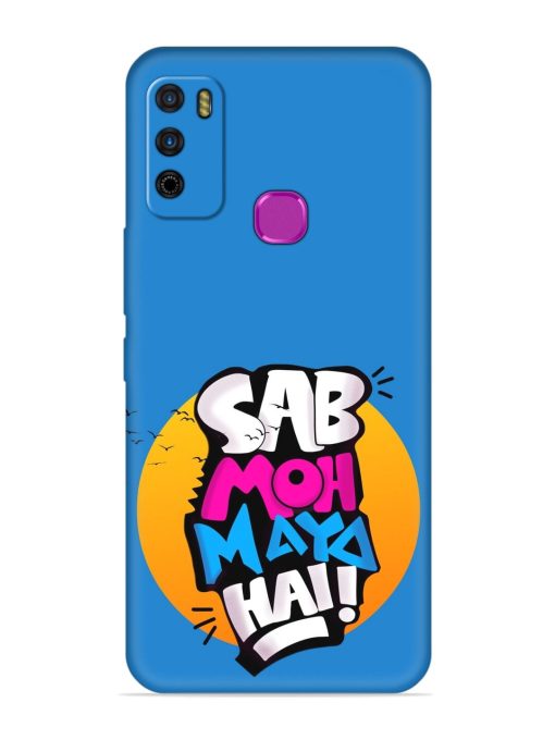 Sab Moh Moya Embossed Soft Silicone Case for Infinix Smart 4 Zapvi