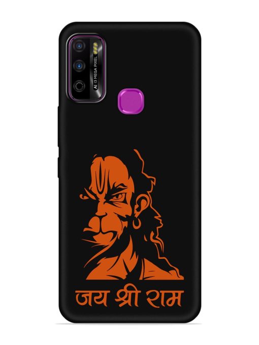 Angry Hanuman Embossed Soft Silicone Case for Infinix Smart 4 Plus Zapvi