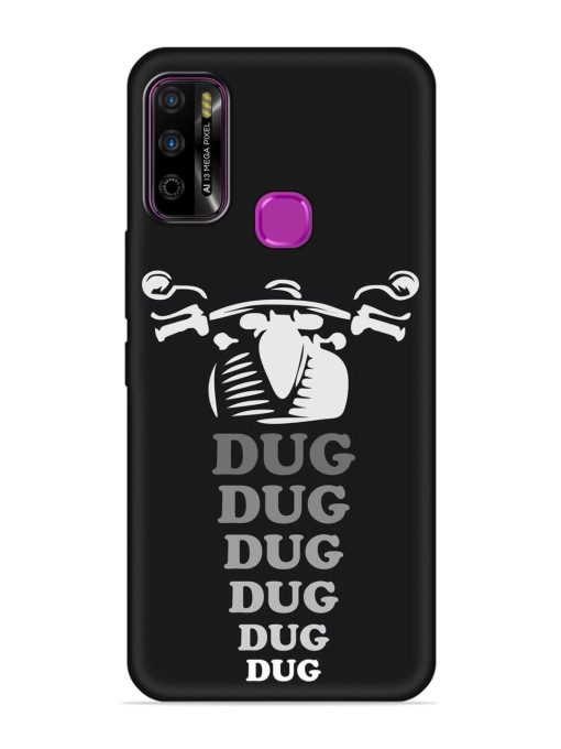 Dug Dug Dug Embossed Soft Silicone Case for Infinix Smart 4 Plus Zapvi