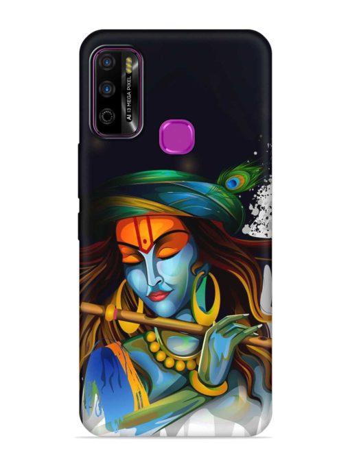 Krishna Art Embossed Soft Silicone Case for Infinix Smart 4 Plus