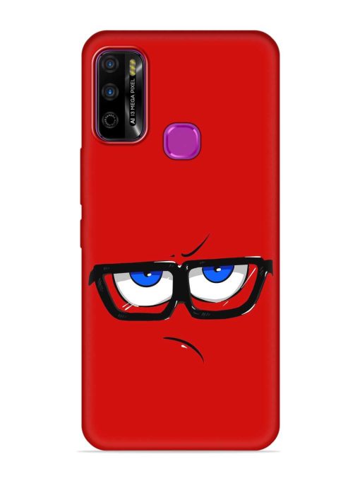 Rad Angry Face Embossed Soft Silicone Case for Infinix Smart 4 Plus Zapvi