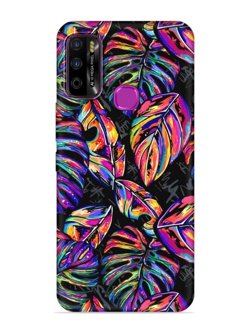 Tropical Seamless Vector Embossed Soft Silicone Case for Infinix Smart 4 Plus Zapvi