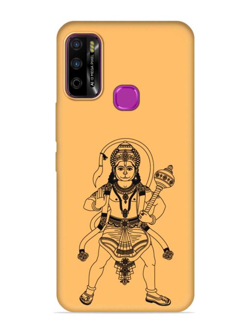 Indian God Hanuman Embossed Soft Silicone Case for Infinix Smart 4 Plus Zapvi