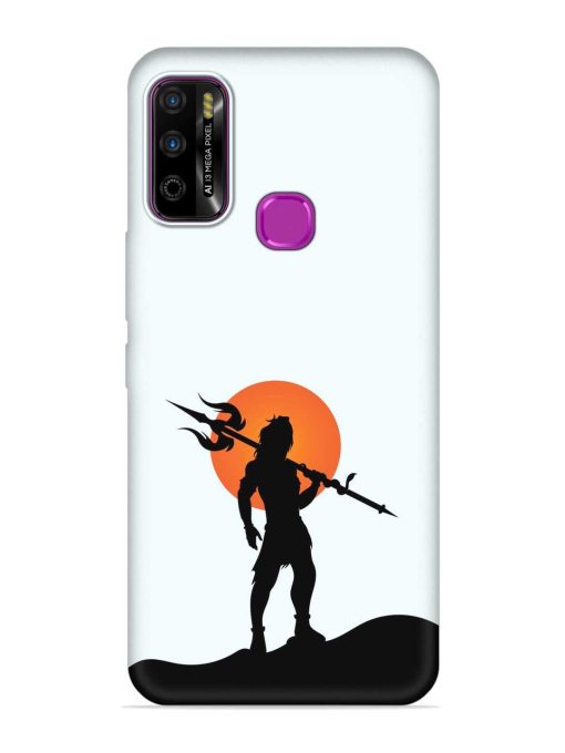 Lord Mahadev Trendy Embossed Soft Silicone Case for Infinix Smart 4 Plus