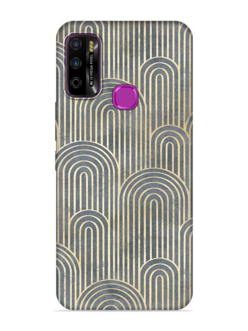 Art Deco Style Embossed Soft Silicone Case for Infinix Smart 4 Plus Zapvi