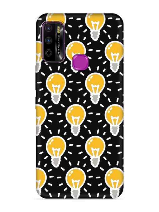 Light Bulb Seamless Embossed Soft Silicone Case for Infinix Smart 4 Plus Zapvi