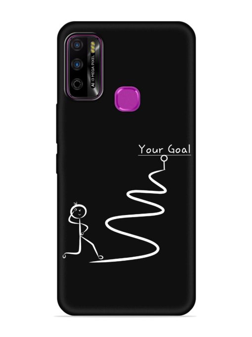 Your Goal Embossed Soft Silicone Case for Infinix Smart 4 Plus Zapvi