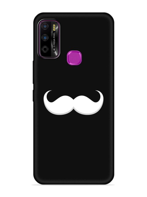 Mustache Vector Embossed Soft Silicone Case for Infinix Smart 4 Plus Zapvi