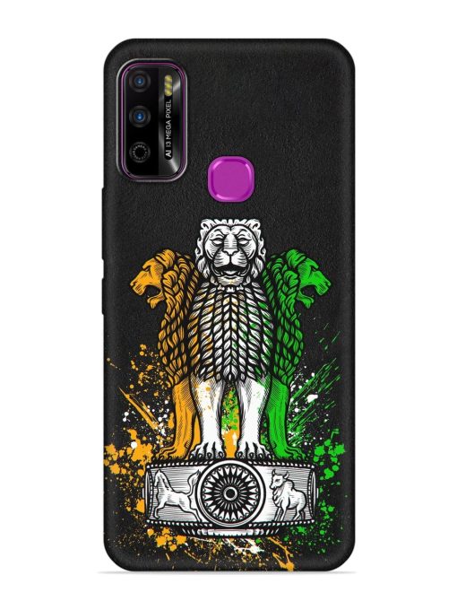 Pillars Of Ashoka Embossed Soft Silicone Case for Infinix Smart 4 Plus Zapvi