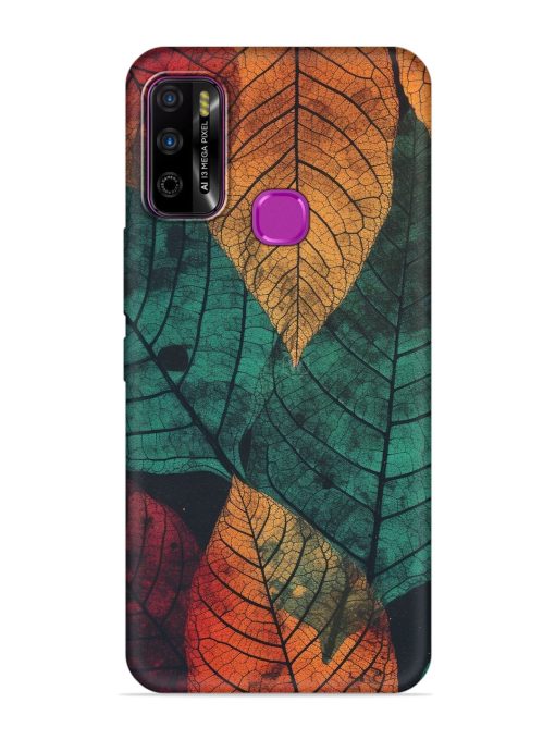 Leaves Artwork Embossed Soft Silicone Case for Infinix Smart 4 Plus Zapvi