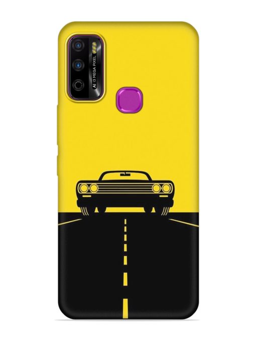 Classic Car Embossed Soft Silicone Case for Infinix Smart 4 Plus Zapvi