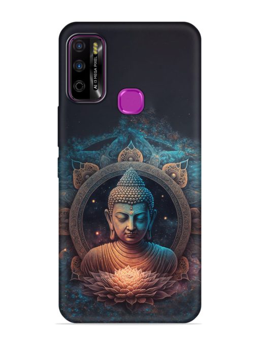 Gautam Buddha Embossed Soft Silicone Case for Infinix Smart 4 Plus Zapvi