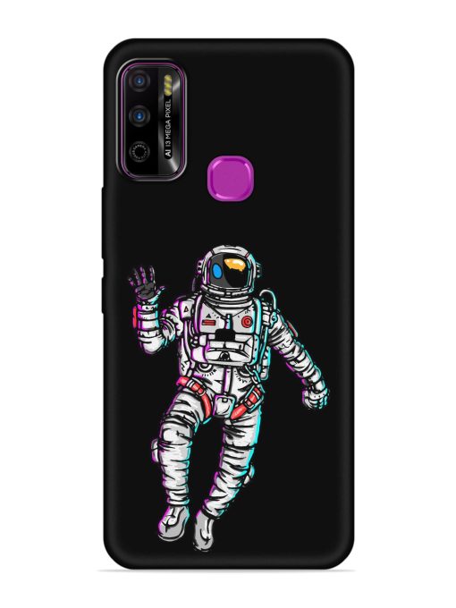 Spaceman Embossed Soft Silicone Case for Infinix Smart 4 Plus Zapvi