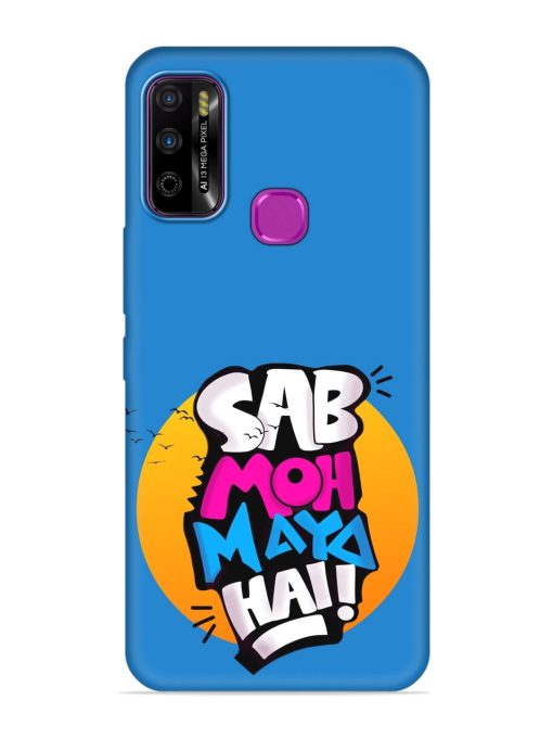 Sab Moh Moya Embossed Soft Silicone Case for Infinix Smart 4 Plus Zapvi