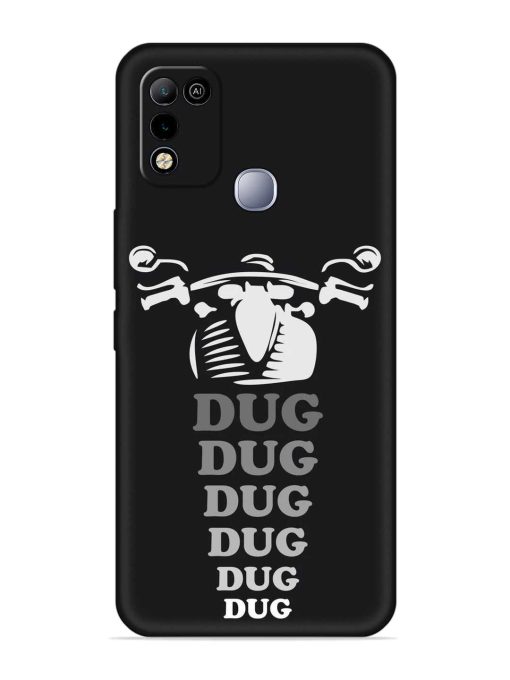 Dug Dug Dug Embossed Soft Silicone Case for Infinix Smart 5 Zapvi