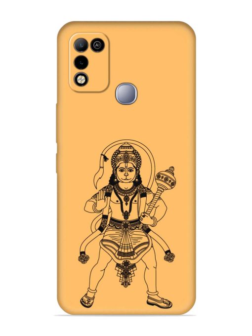 Indian God Hanuman Embossed Soft Silicone Case for Infinix Smart 5 Zapvi