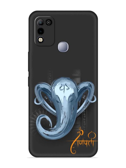 Illustration Lord Ganpati Embossed Soft Silicone Case for Infinix Smart 5 Zapvi