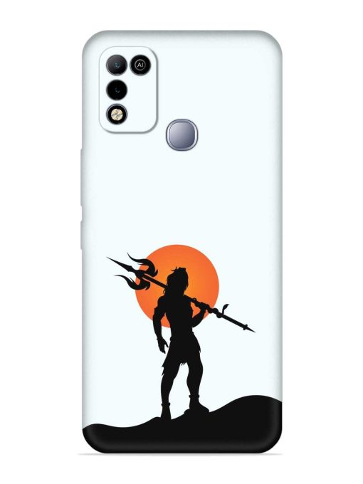 Lord Mahadev Trendy Embossed Soft Silicone Case for Infinix Smart 5 Zapvi