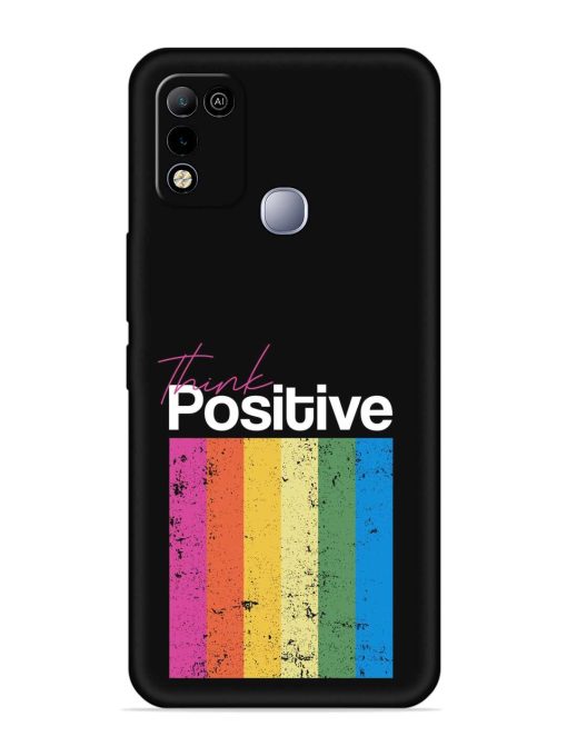 Think Positive Typography Embossed Soft Silicone Case for Infinix Smart 5 Zapvi