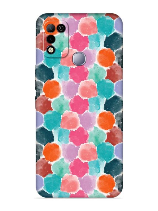 Colorful Seamless Pattern Embossed Soft Silicone Case for Infinix Smart 5 Zapvi