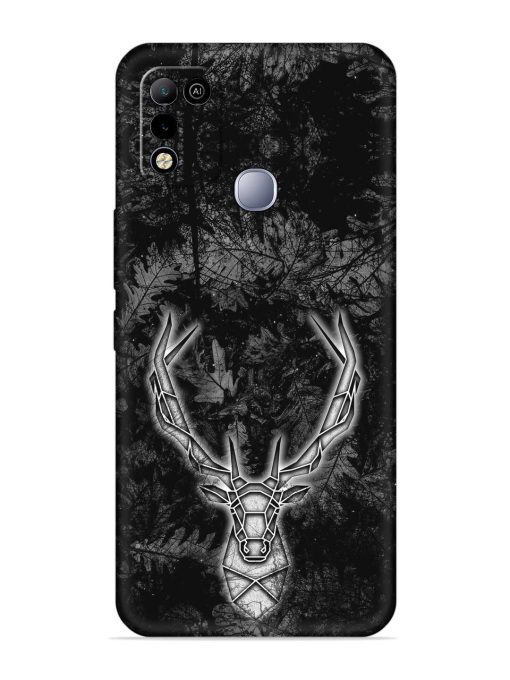 Ancient Deer Embossed Soft Silicone Case for Infinix Smart 5 Zapvi