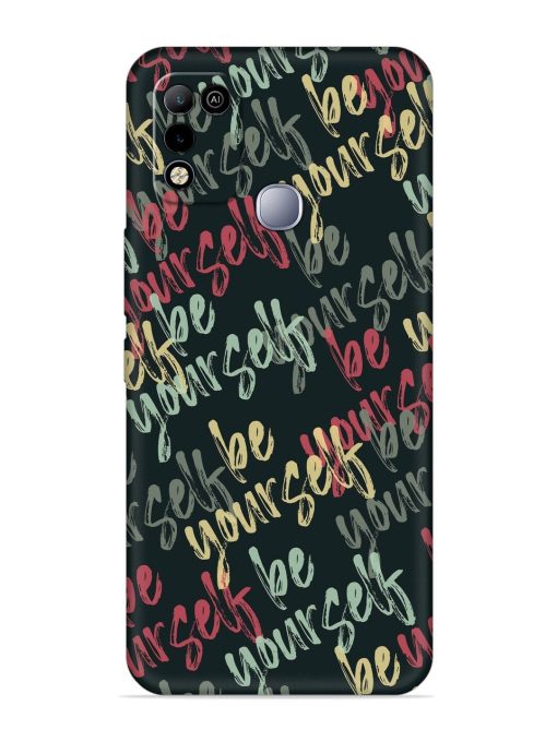 Yourself Seamless Embossed Soft Silicone Case for Infinix Smart 5 Zapvi