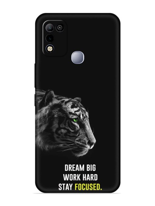 Dream Big Work Hard Embossed Soft Silicone Case for Infinix Smart 5 Zapvi