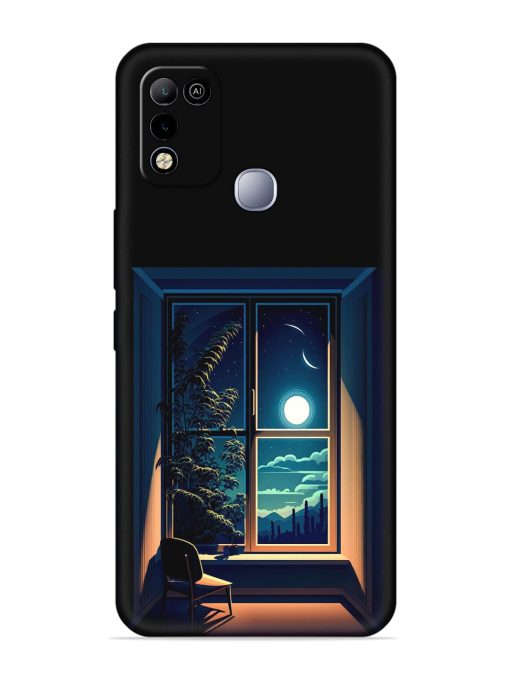 Night View At Window Embossed Soft Silicone Case for Infinix Smart 5 Zapvi