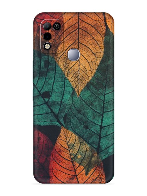 Leaves Artwork Embossed Soft Silicone Case for Infinix Smart 5 Zapvi