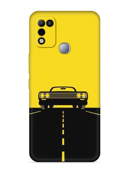 Classic Car Embossed Soft Silicone Case for Infinix Smart 5 Zapvi